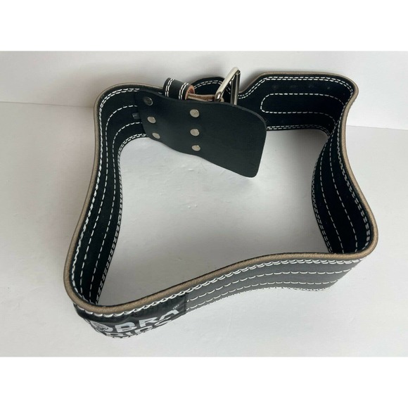 Cobra Grips Weight Power Lifting Belt 4" Wide Premium Genuine Cowhide Adjustable - Picture 4 of 5